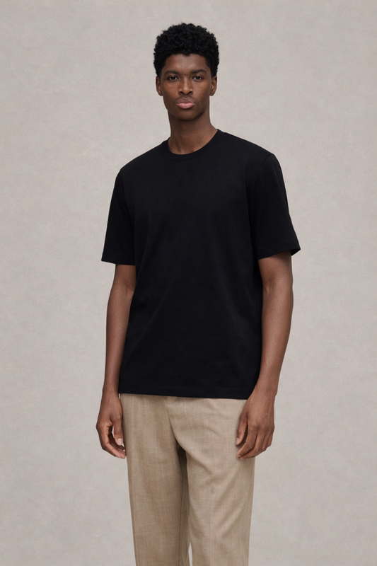 Black Riviera Supima T-Shirt