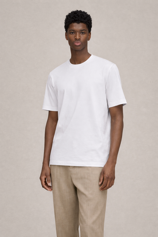 White Riviera Supima T-Shirt