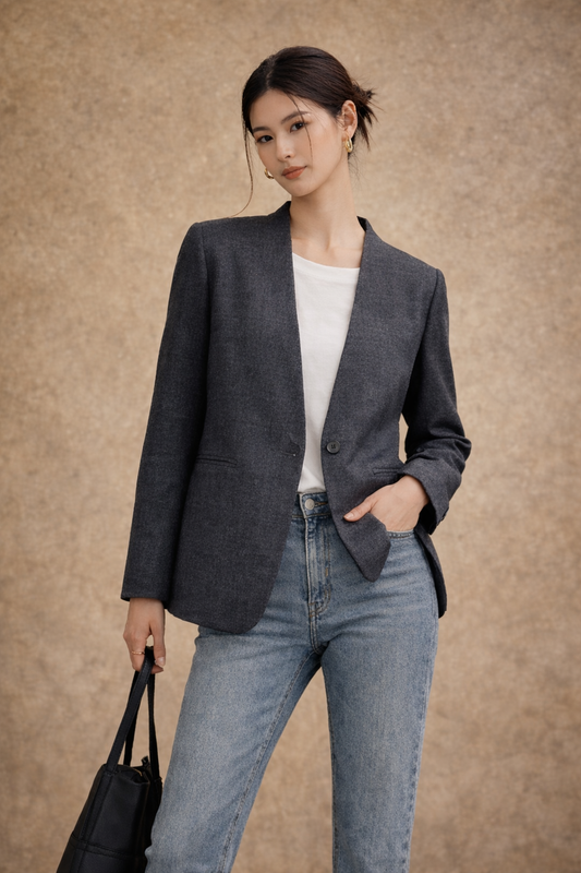 Spring Monaco Wool Blazer
