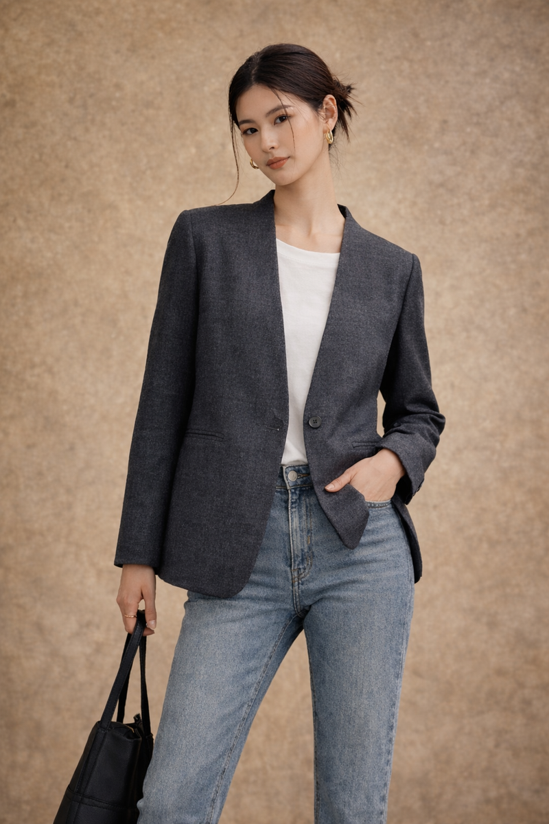 Spring Monaco Wool Blazer