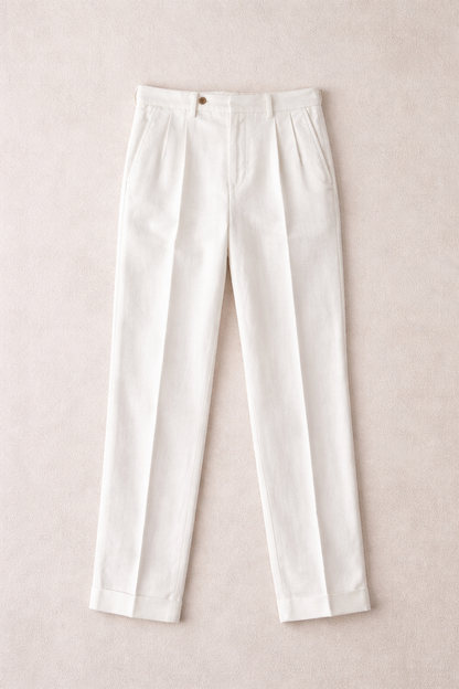 Italiano Linen Suit Trousers