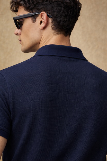 Riviera Piqué Cotton Knit Polo