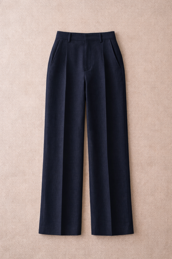 Summer Relaxed Wide-Leg Trousers