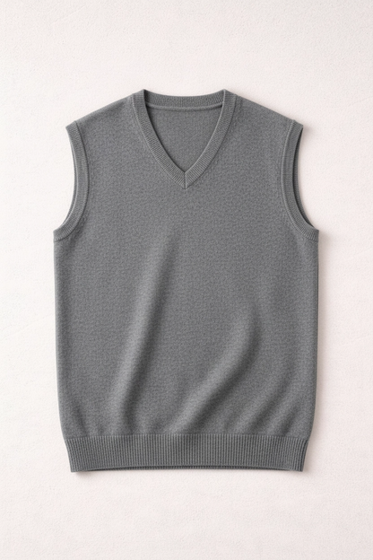 Classic Merino Fine-Gauge Knit Vest